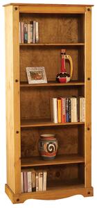 Corona Pine Tall Bookcase Brown