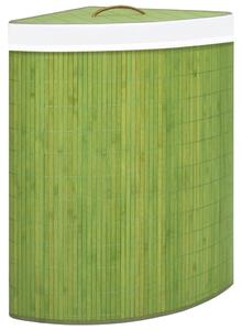 Bamboo Corner Laundry Basket Green 60 L
