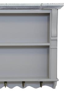 Grey Shabby Chic Kitchen Wall Shelf