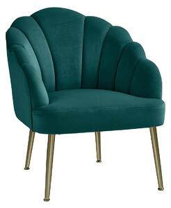 Sophia Scallop Occasional Chair - Teal