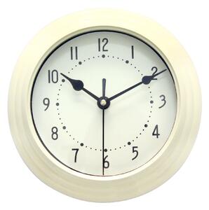 Mini Station 20cm Wall Clock Cream Cream
