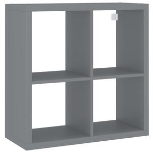 Wall Cube Shelf Grey 69.5x29.5x69.5 cm MDF