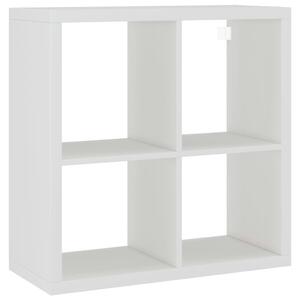 Wall Cube Shelf White 69.5x29.5x69.5 cm MDF