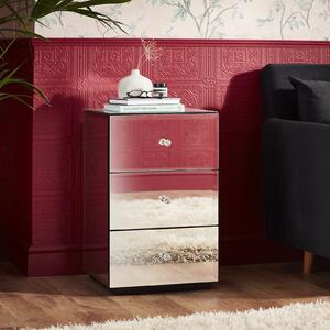 Mandy Mirrored Bedside Drawers