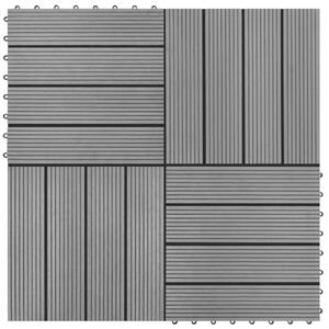 WPC Tiles 30x30cm 11pcs 1m2 Grey
