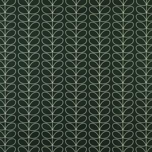 Orla Kiely Linear-Stem PVC Fabric Evergreen
