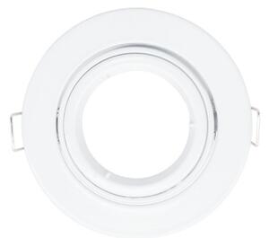 Single Adjustable Downlight - White Finish