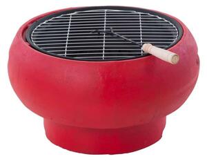 BBGRILL Portable Barbecue Red BBQ TUB-R