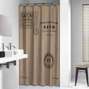 Sealskin Shower Curtain Provence 180 cm Ecru 233321366