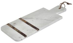 White & Brown Forest Marble Paddle Board
