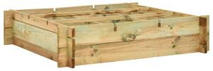 Raised Bed 90x90x20 cm Impregnated Wood