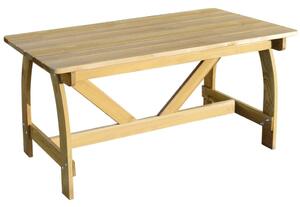 Garden Table 150x74x75 cm Impregnated Pinewood