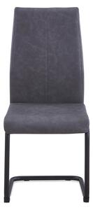 Skelby Cantilever Dining Chairs - Set of 2 - Grey