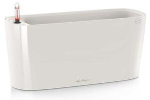 LECHUZA Table Planter Delta 20 ALL-IN-ONE White High Gloss 15560