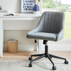 Kenton Herringbone Office Chair Grey
