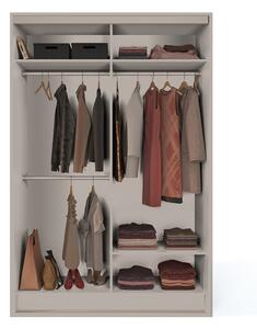Cashmere Freestanding Sliding Wardrobe with Interiors (W)1220mm
