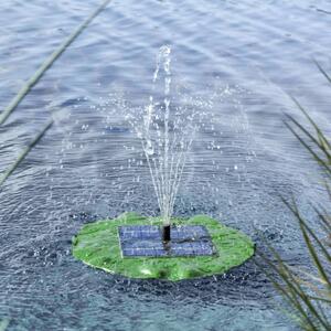 HI Solar Floating Fountain Pump Lotus Leaf
