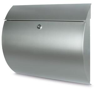 BURG-WÄCHTER Letterbox Toscana 3856 Ni Stainless Steel Silver