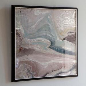 Persia Abstract Framed Art 79x79cm Pink