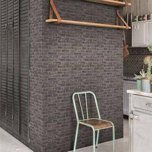 DUTCH WALLCOVERINGS Wallpaper Bricks Black