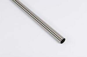 Brushed Stainless Steel Tube - 1.2m