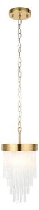 Falline Pendant in Brushed Aged Brass