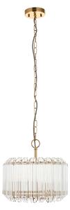Darcy 3Lt Pendant in Brushed Aged Brass