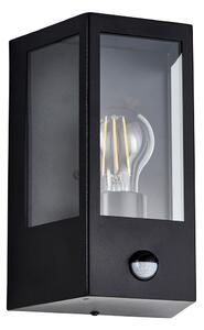 Renata Pir Wall Light in Matt Black and Glass