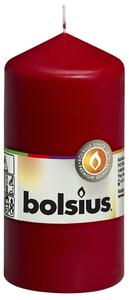 Bolsius Pillar Candles 10 pcs 120x58 mm Wine Red