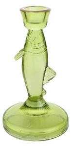 Hestia Glass Fish Shaped Candle Holder