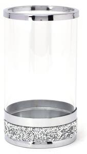 Hestia Candle Holder with Diamante Base