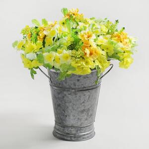 Artificial Yellow Primula and Narcissi Stems Yellow