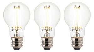 E27 Led Filament Gls - 3 Pack in Glass