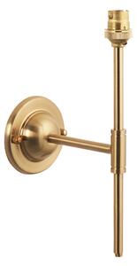 Lisette T Bar Wall Fitting in Brushed Aged Brass
