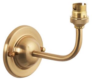 Lisette Arc Wall Fitting in Brushed Aged Brass
