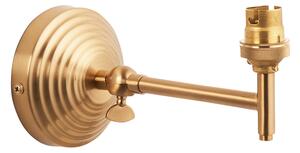 Staturet Fold Wall Fitting in Brushed Aged Brass