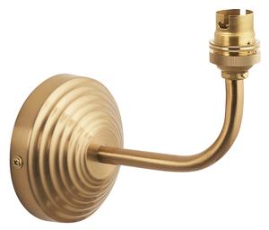 Staturet Arc Wall Fitting in Brushed Aged Brass