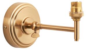 Donald Fold Wall Fitting in Brushed Aged Brass