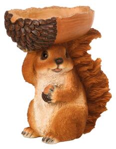 Esschert Design Feeding Bowl Acorn with Squirrel 18,5x10x20,5 cm