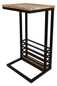 HSM Collection Side Table & Magazine Rack 38x30x65 cm