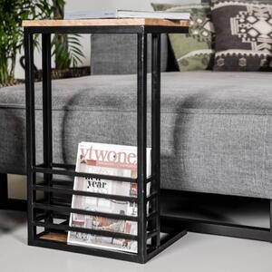 HSM Collection Side Table & Magazine Rack 38x30x65 cm