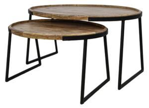 HSM Collection 2 Piece Coffee Table Set Paulson Natural