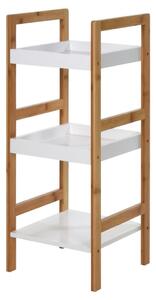 Bathroom Solutions Storage Rack with 3 Shelves MDF and Bamboo