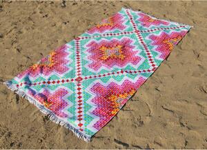 Happiness Beach Towel ZOPHIA 100x180 cm Multicolour