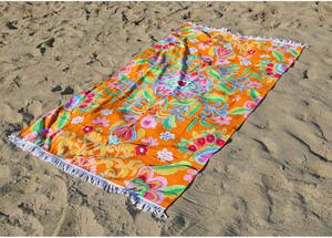 Happiness Beach Towel ZABRINA 100x180 cm Orange