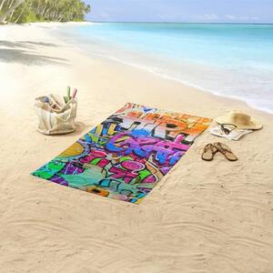Good Morning Beach Towel GRAFFITY 75x150cm Multicolour