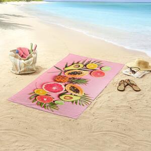 Good Morning Beach Towel PINK FRUITS 75x150cm Pink