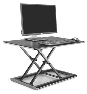 ErgoLine Adjustable Sit/Stand Desk Riser Aluminium Black