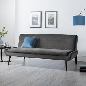 Gaudi Velvet Clic Clac Sofa Bed Grey