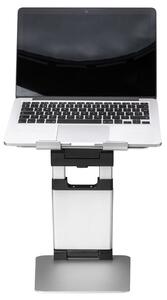 ErgoLine Adjustable Laptop Stand Tall 28x28x10 cm Silver